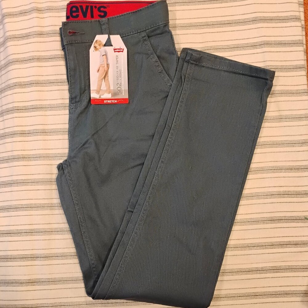 *NEW* Levi's 502 Stretch Chino Boys 27 X 29